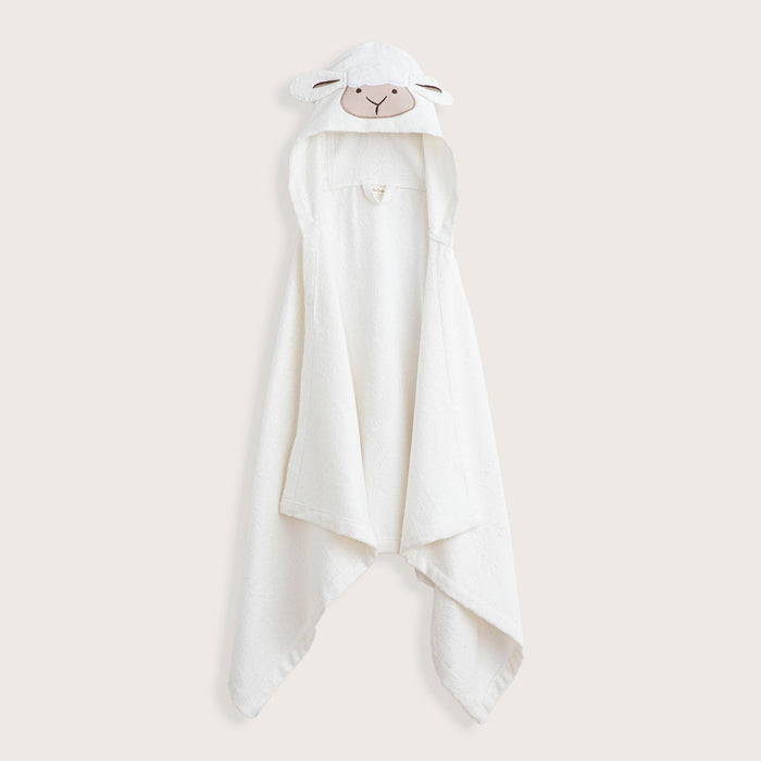 Wool Lamb Swaddle Towel Vanilla