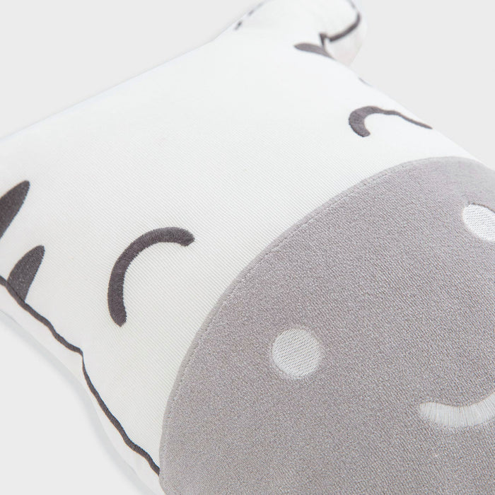 Grey Zebra Deco Pillow Ecru/Grey