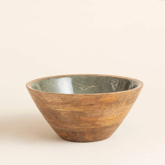 Deep Forest Deep Bowl Green 25 Cm Khaki