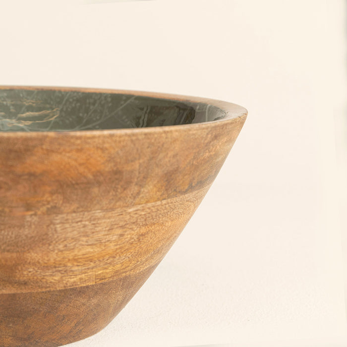 Deep Forest Deep Bowl Green 25 Cm Khaki