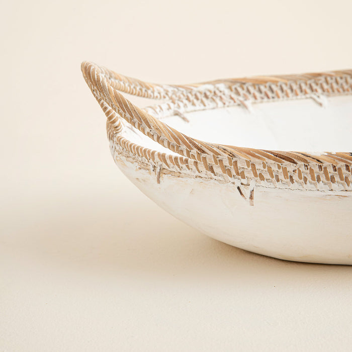 Gigi Bowl L White-Antique