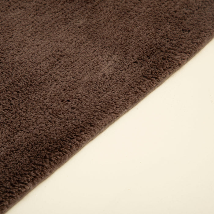 Bamboo Solid Bathmat 70x130 cm Dark Brown