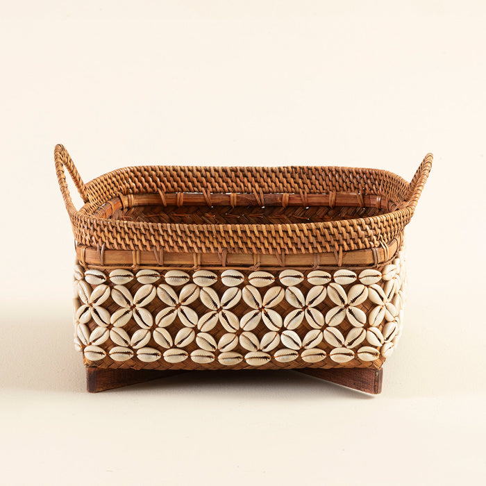 Selly Shell Basket L Coffee