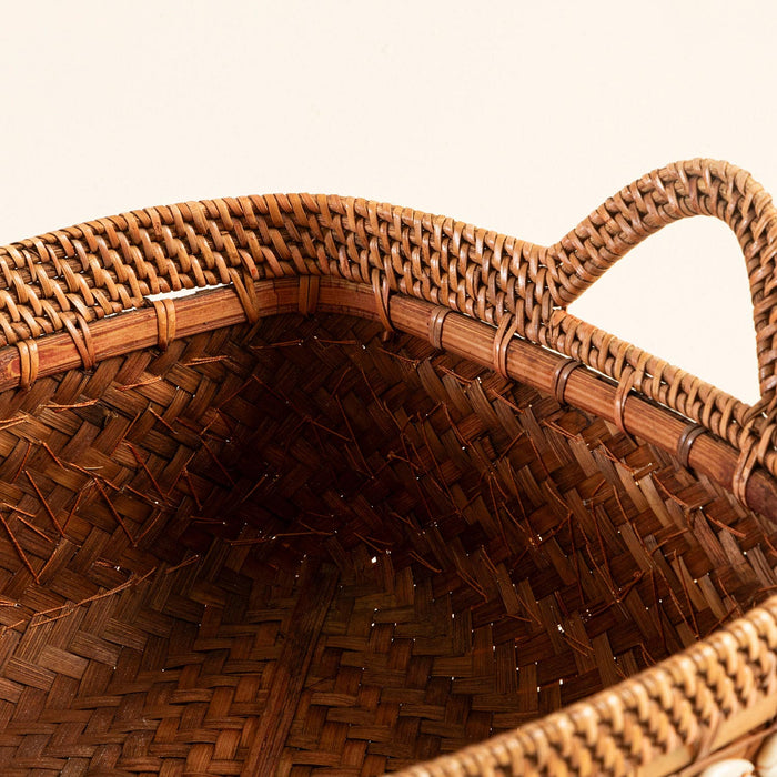 Selly Shell Basket L Coffee