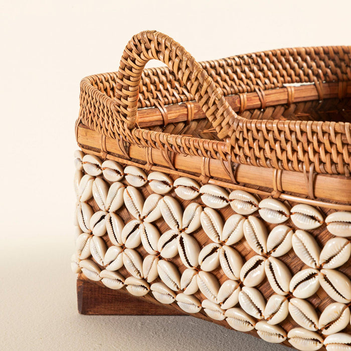 Selly Shell Basket L Coffee