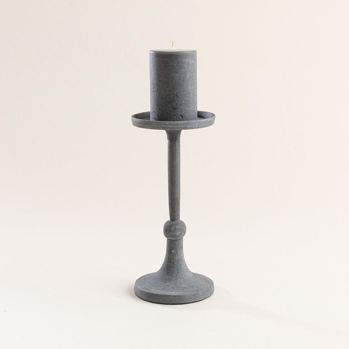 Hanner Candle Holder L Grey