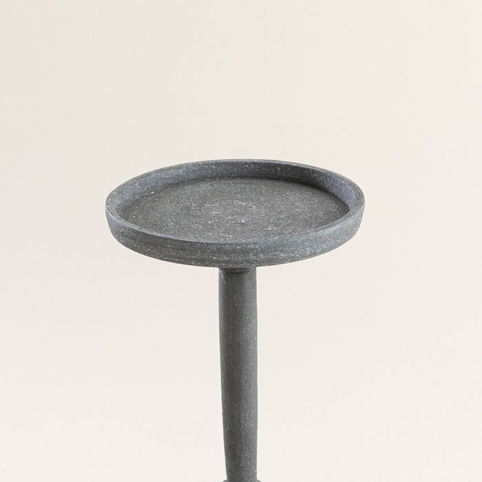 Hanner Candle Holder L Grey