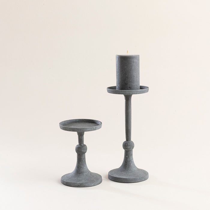 Hanner Candle Holder L Grey