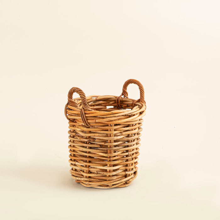 Tropia Rattan Round Basket S Natural