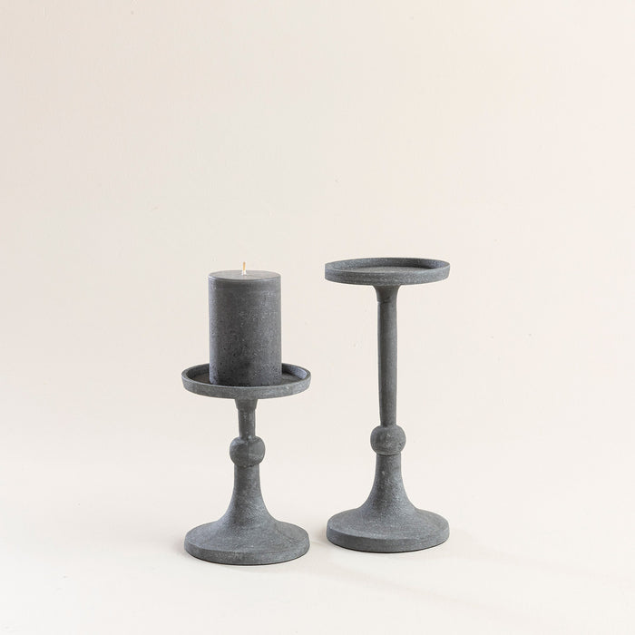 Hanner Candle Holder S Grey