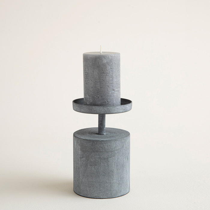 Hanner Candle Holder Grey