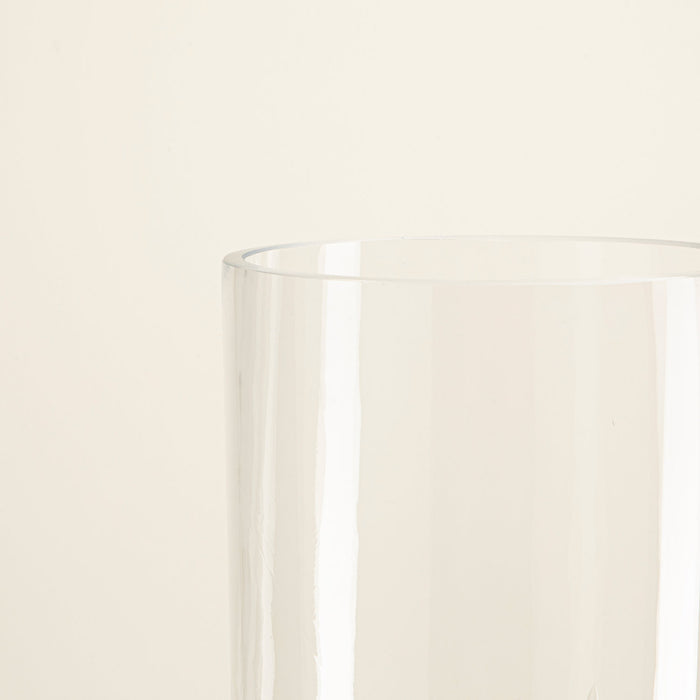 Ontia Cylinder Glass Vase Transparent