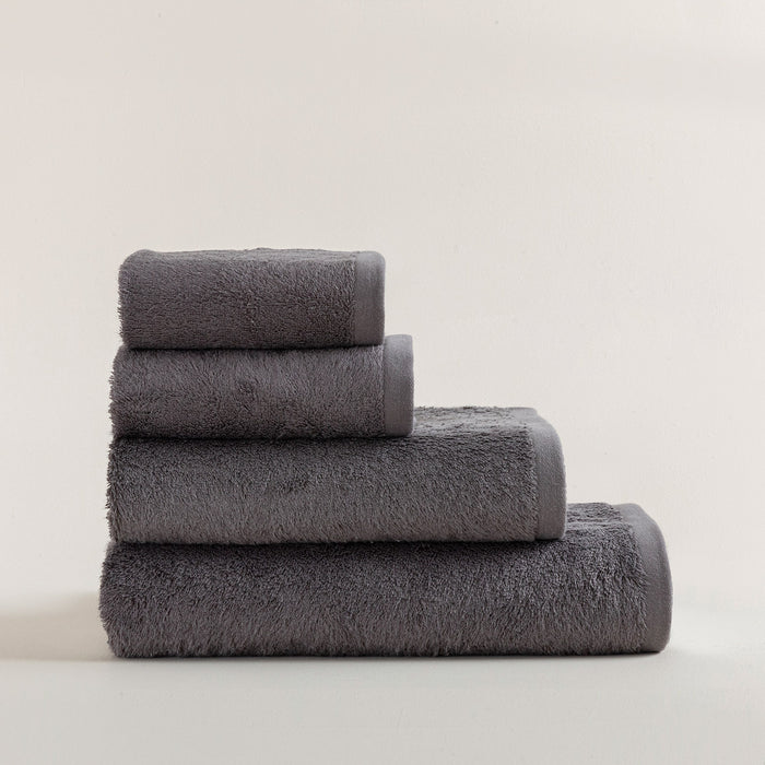 Solid Hand Towel 33x33 cm Dark Grey