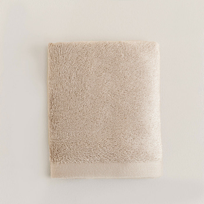 Solid Face Towel 50x90 cm Beige