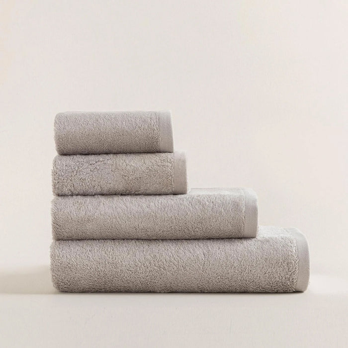 Solid Bath Towel 85x150 cm Light Grey