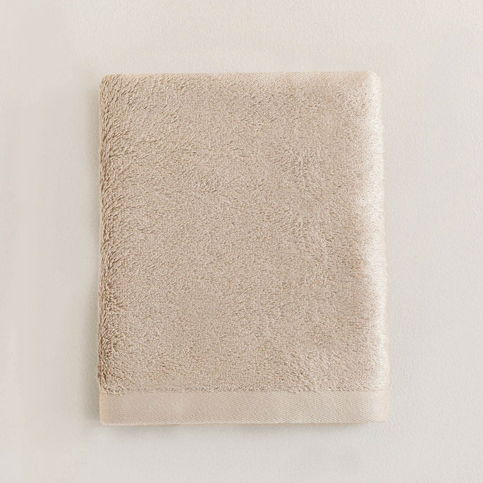 Solid Bath Towel 85x150 cm Beige