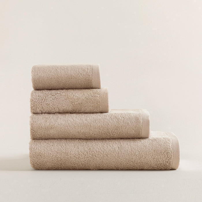 Solid Bath Towel 85x150 cm Beige