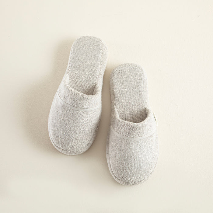 Solid Unisex Slippers Light Grey