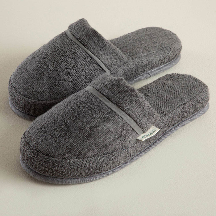 Solid Unisex Slippers Dark Grey