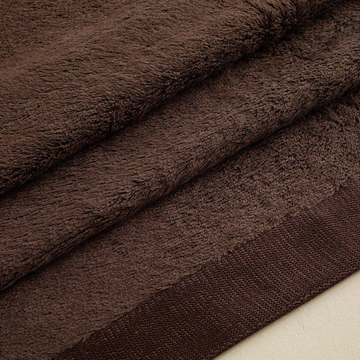 Floss Face Towel 50x90 cm Dark Brown