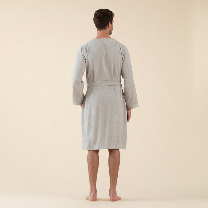 Floss Unisex Bathrobe Light Grey