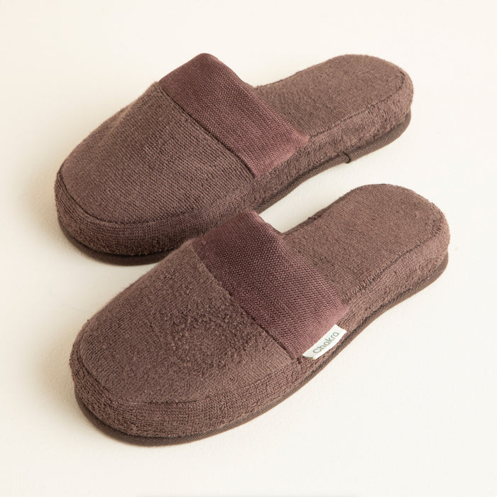 Floss Unisex Slippers Dark Brown