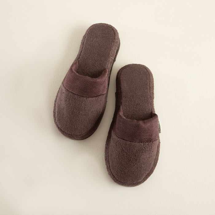 Floss Unisex Slippers Dark Brown