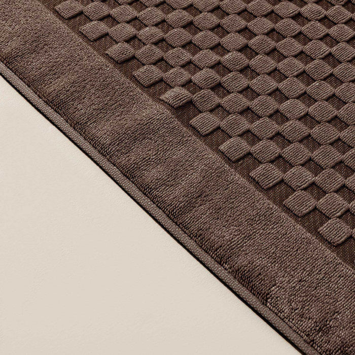 Floss Foot Towel 50x70 cm Dark Brown