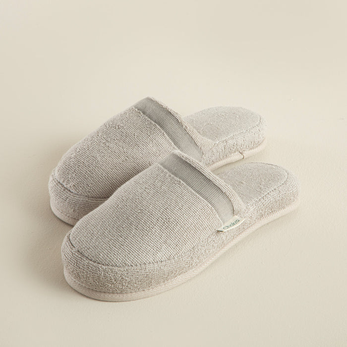 Derin Unisex Slipper Light Grey/Dark Grey/Light Grey