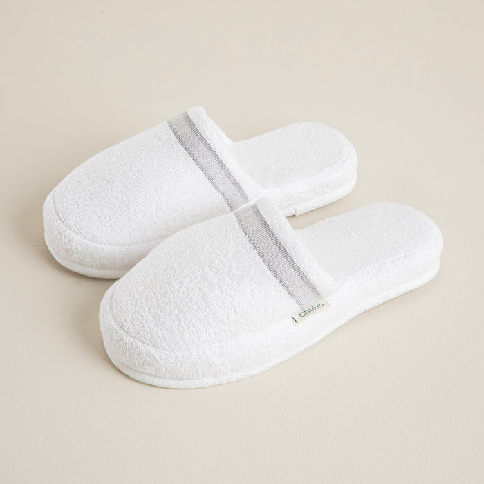 Derin Unisex Slipper White/Light Grey/Dark Grey