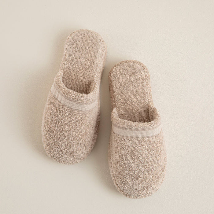 Derin Unisex Slipper Beige/Dark Beige/Ecru