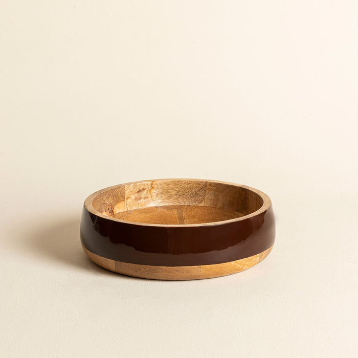 Chalet Banded Bowl Brown