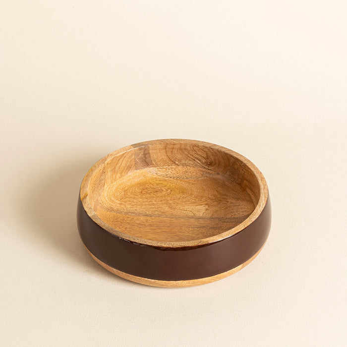 Chalet Banded Bowl Brown