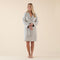 Lagos Woman Bathrobe Light Grey