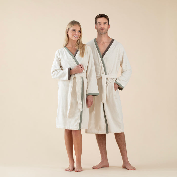 Albero Unisex Bathrobe Natural