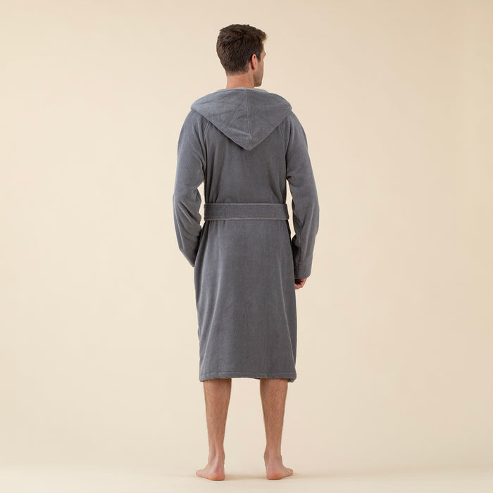 Arian Unisex Bathrobe Dark Grey