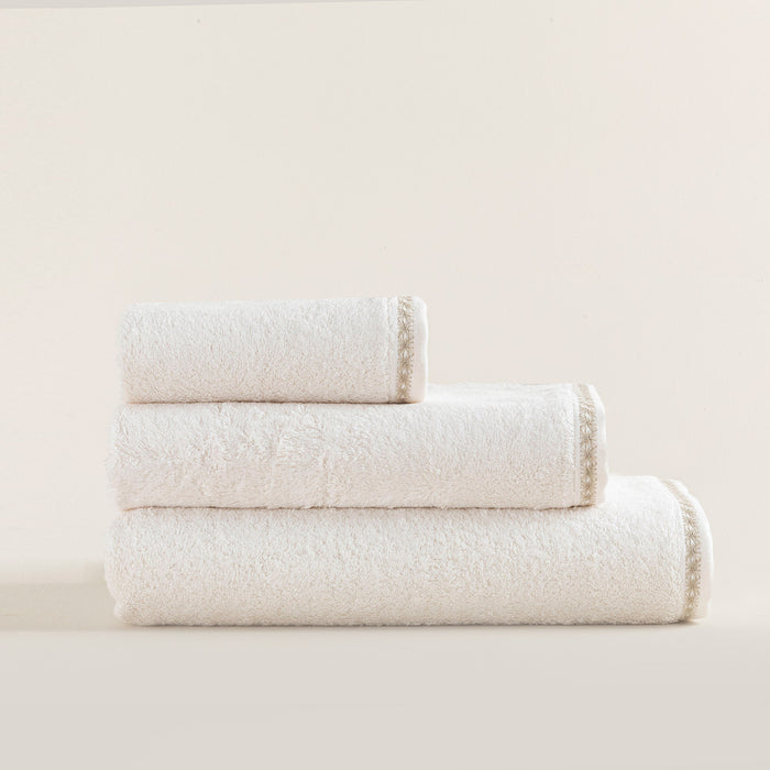 Afra Bath Towel 85x150 cm Ecru