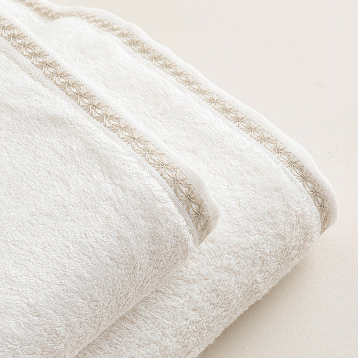 Afra Bath Towel 85x150 cm Ecru