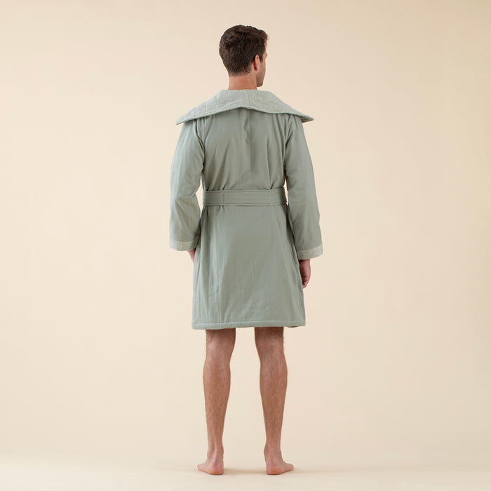 Adriel Unisex Bathrobe Green