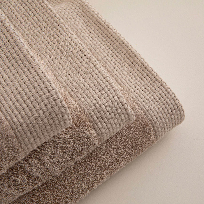 Matteo Hand Towel 30x50 cm Beige