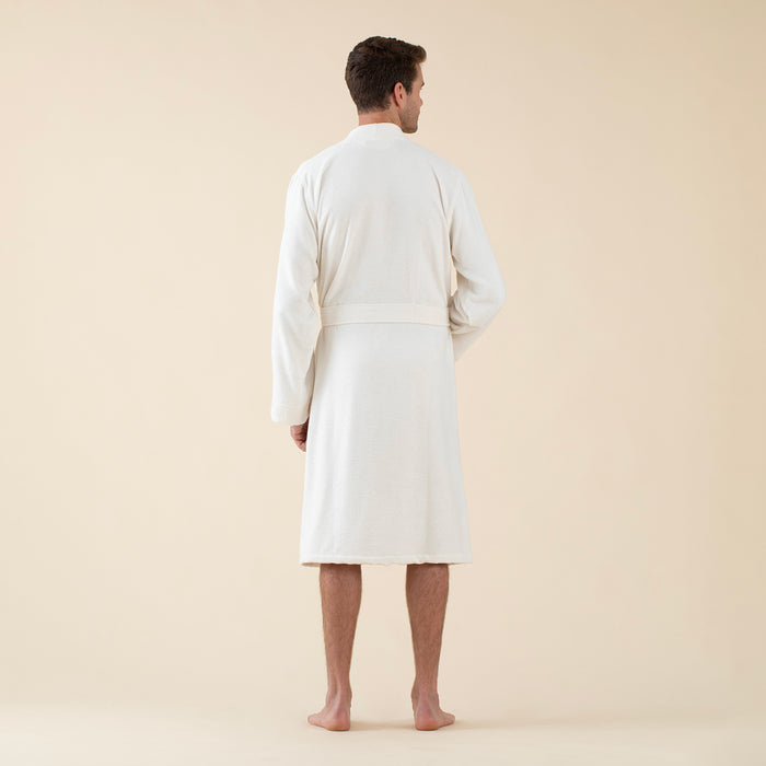 Matteo Unisex Bathrobe Ecru