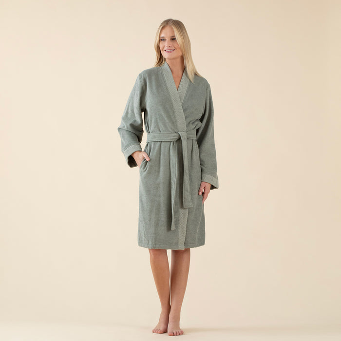 Matteo Unisex Bathrobe Green