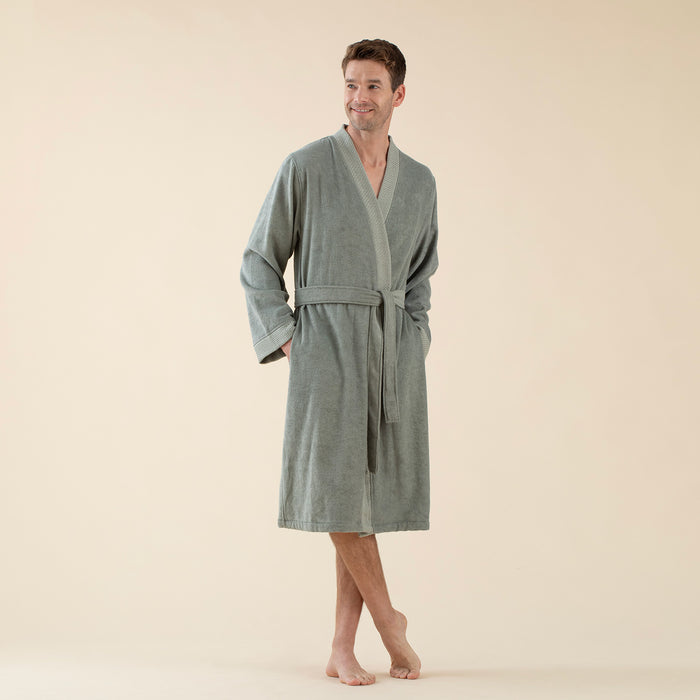 Matteo Unisex Bathrobe Green