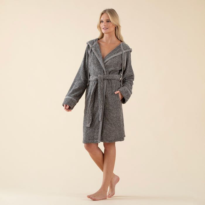 Tardis Unisex Bathrobe Dark Brown