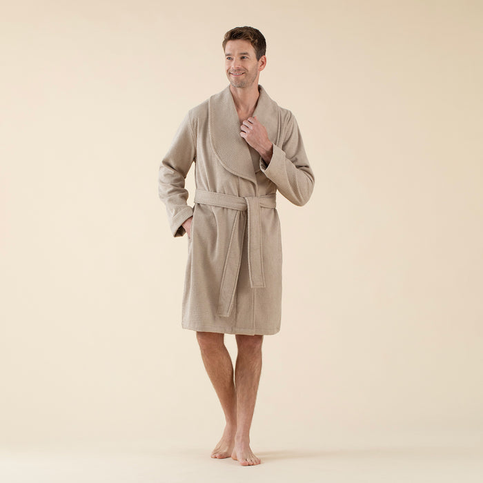 Samantha Woman Bathrobe Beige