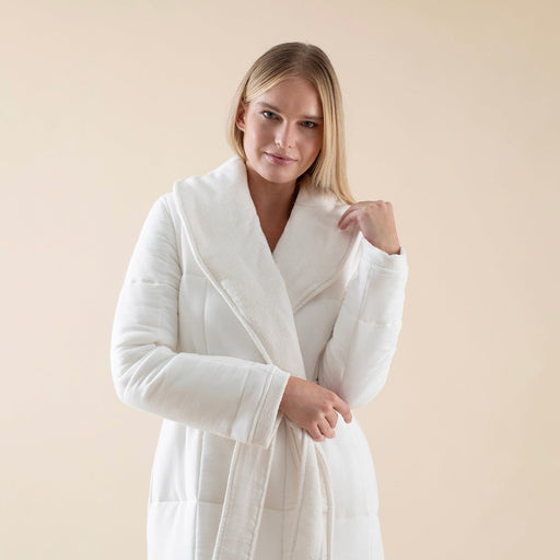 Audel Woman Bathrobe Ecru