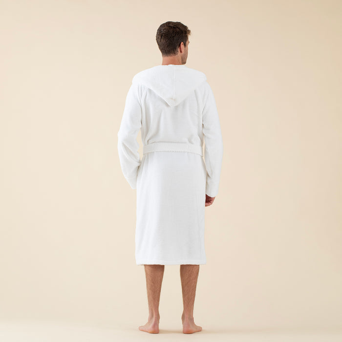 Arcana Unisex Bathrobe White