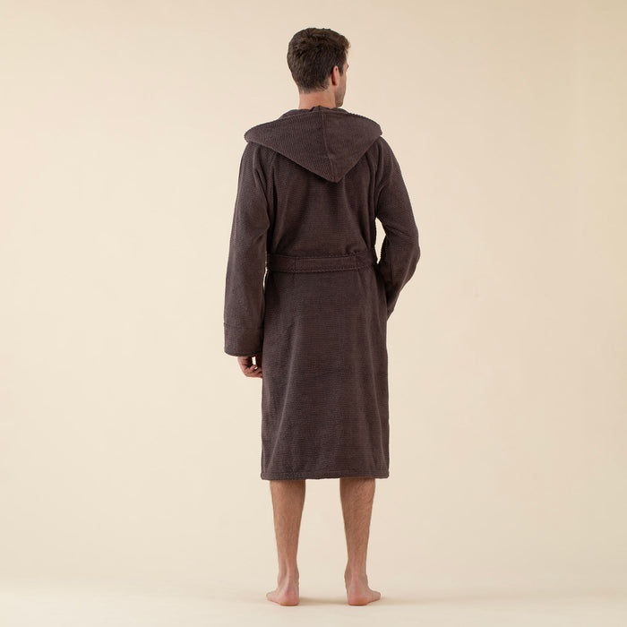 Arcana Unisex Bathrobe Dark Brown