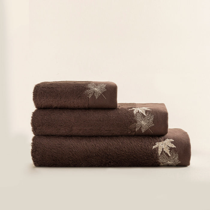 Alven Hand Towel 30x50 cm Dark Brown