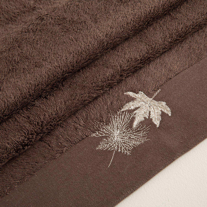 Alven Face Towel 50x90 cm Dark Brown